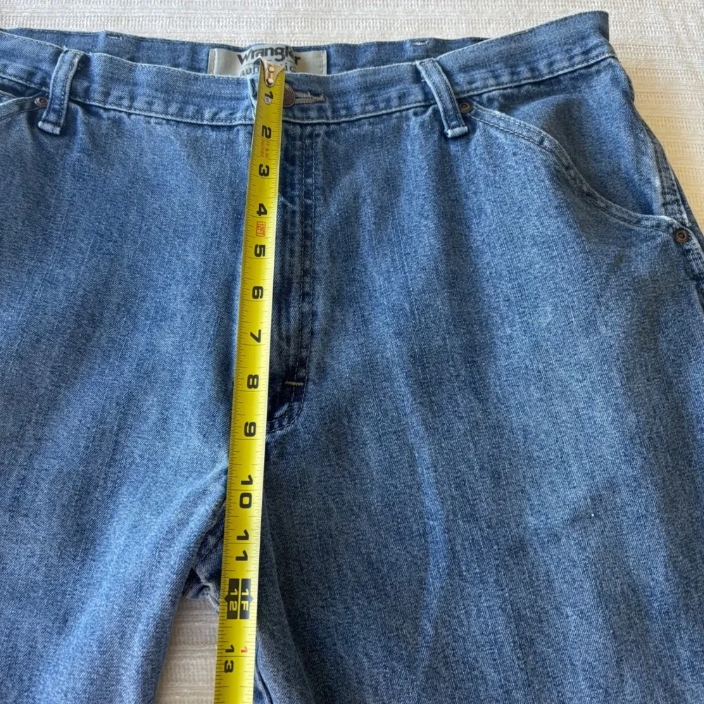 Wrangler Authentics Mens Carpenter Jeans Blue Denim Relaxed Fit 37x29 Utility